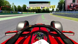 f1 2024 ferrari sf24 sur le circuit de monza