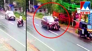 CCTV footage shows horror moment from wayand accident | Manorama News