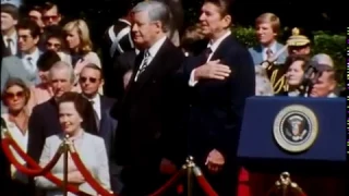 President Reagan’s Remarks at the Arrival Ceremony for Chancellor Helmut Schmidt on May 21, 1981