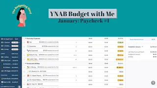 Budget With Me January 2023 | Paycheck #1