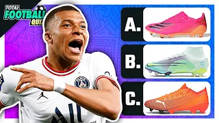 GUESS THE BOOTS OF EACH FOOTBALL PLAYER | TFQ QUIZ FOOTBALL 2022