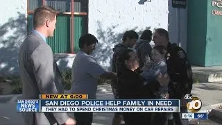 Police help save Christmas for victimized family