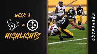 2020 Pittsburgh Steelers Game Highlights: Week 3 vs Houston Texans