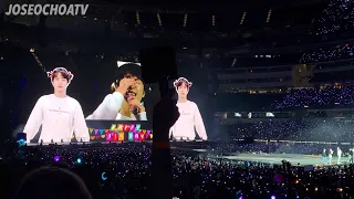 Jin's Happy Birthday Surprise! | BTS PTD Concert Day 4 [fancam]