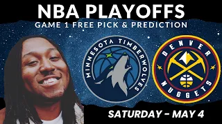 Timberwolves Vs Nuggets - NBA Playoffs 2nd Round 5/4/24 Game 1 | Picks And Parlays #nbaplayoffs