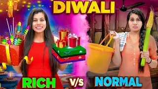 Diwali Rich Vs Normal | Sanjhalika Vlog