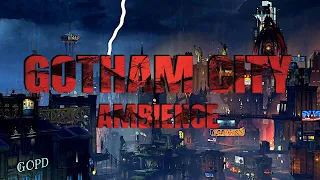 [ASMR] Batman Gotham City Ambience - 10 Hours