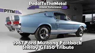 A beautiful, 1967 Ford Mustang Fastback, Shelby GT350 tribute