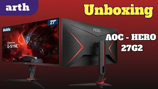 Unboxing - Monitor AOC Hero 27G2