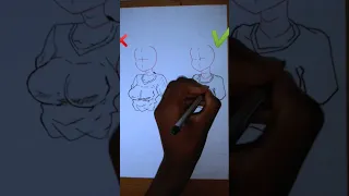 How to draw Anime girl ✨ breasts ✨#shorts #drawing