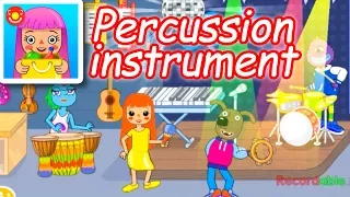 Musical Instruments Sounds for Kids - Percussion instruments | Pepi Super Store - From Baby Teacher