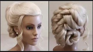 Прически.Обучение прическам.Красивые прически.Detailed training on hairdresses.Beautiful hairstyles