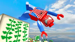Lego Spider-Man Ragdolls Jumps & Falls (GMOD) Episode 353