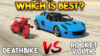 GTA 5 ONLINE : DEATHBIKE VS ROCKET VOLTIC (WHICH IS BEST?)