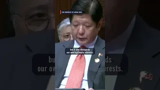 Marcos: South China Sea dispute isn’t about US-China competition