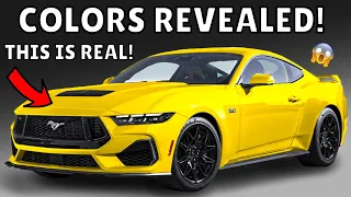 2024 Ford Mustang ALL Colors REVEALED!