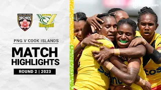 PNG Orchids v Cook Islands Moana | Match Highlights | Pacific Championships, 2023 | NRLW