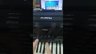 Roland FR-1X MIDI demo