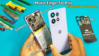 Moto Edge 50 Pro Full Disassembly / Teardown | Processor | Battery | Camera | Charging Pin Board