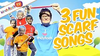 Scarf Songs for Preschoolers - Wibble wobble, Jiggle Your Scarf and Muddy Clothes.