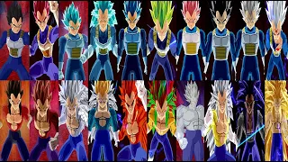 Vegeta All Forms - DBZ Tenkaichi 3