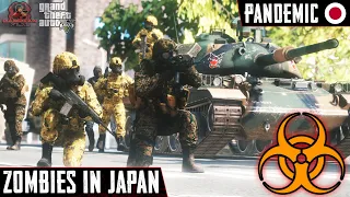 Zombies in Japan | PANDEMIC | Part 21 | GTA 5 Machinima Movie