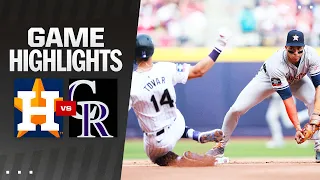 Rockies vs. Astros Game Highlights (4/27/24) | MLB Highlights