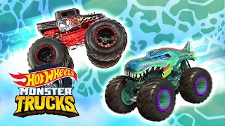 Monster Trucks Bone Shaker Vs. Bigfoot | Tüm Bölümler | @Hot Wheels Türkiye