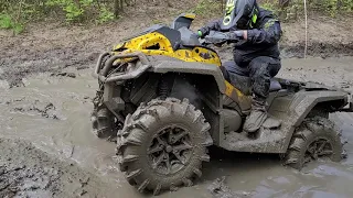 2021 Can Am Outlander XMR 1000r And 850. Mud hole