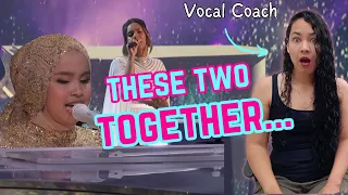 😱 Vocal Coach Reacts to Leona Lewis and Putri Ariani "Run" | Finale | AGT 2023