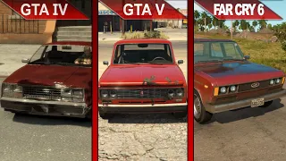 THE BIG COMPARISON | GTA IV vs. GTA V vs. FAR CRY 6 | PC | ULTRA