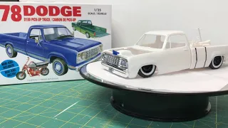 78 DODGE D100 1/25 SCALE CLASSIC LOOK OR CUSTOM 🤔 SHORTBED/LONGBED 🤔🤔