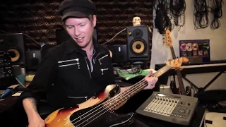 SUM 41: CONE SHOWS HIS BASS GUITARS