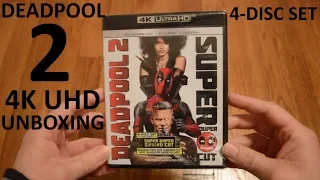 Unboxing Deadpool 2 Super Duper Cut 4K UHD Blu-Ray 4 Disc Set