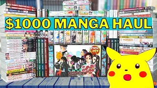 $1000 Manga Haul  |  Giant Manga Haul & Unboxing