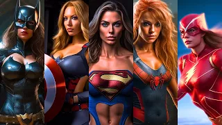 Top 25 Superheroes but Gender Swap 💥 All Characters. DC & Marvel