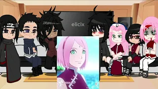 UCHIHA’S + ??? REACT TO SAKURA (PART 2) | Naruto GCRV | SasuSaku