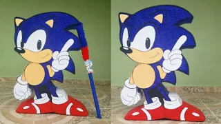 Piñata de Sonic | Creaciones Mágicas Sarahí | DIY