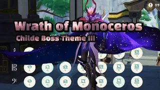 [Lyre] Tartaglia (Childe) Boss Phase 3 "Wrath of Monoceros Caeli" Theme Genshin Impact / 타르탈리아 보스 하프