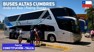 Bus trip Constitucion - Talca in Marcopolo G7 Volvo | BUSES ALTAS CUMBRES - RIDING BUSES