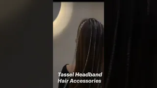 "Tassel headband "_beautiful_ hair look