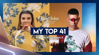 Eurovision 2019: My Top 41 (Before Rehearsals)