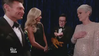 Ke Huy Quan and Jamie Lee Curtis Celebrate Their Oscar Wins With Kelly and Ryan