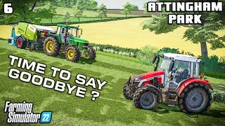 TIME TO SAY GOODBYE TO THIS FIELD? | Attingham Park CO-OP | Farming Simulator 22 - Episode 6