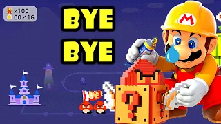 Goodbye Mario Maker! 100 Mario Challenge Expert 🌜 #1