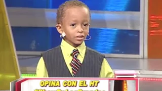 Niño de 4 años se roba el show en AQUI SE HABLA ESPAÑOL