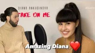 [REACTION] TO A GOLDEN VOICE Diana Ankudinova-Take On Me (COVER)