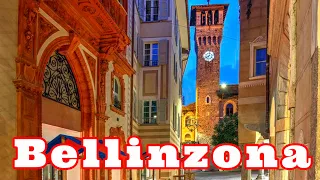 Беллинзона. Швейцария. Bellinzona, the capital of canton of Ticino, Switzerland