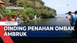 Dinding Penahan Ombak Ambruk