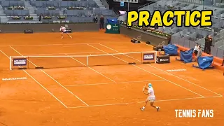 Rafael Nadal First Practice - Madrid 2022 (HD)